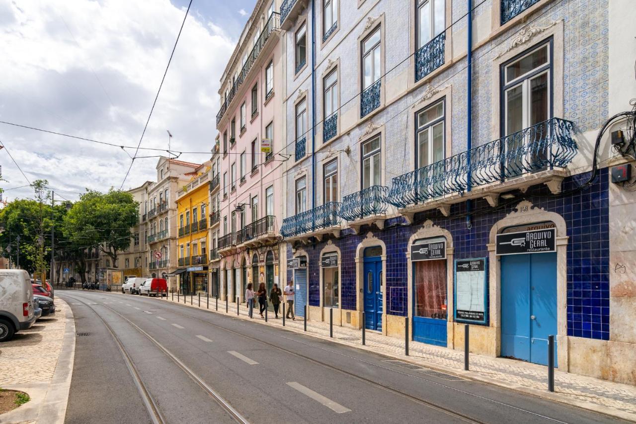 Whome Luxury Stay In Prime Location W/ Ac, Lift & Private Patio Lisbona Esterno foto